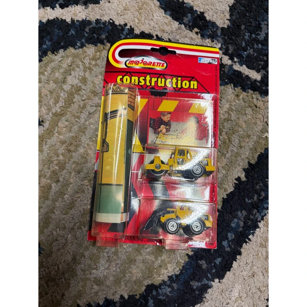 Majorette Construction Serie 926 Die-Cast Set Playmat Vintage Made in France
